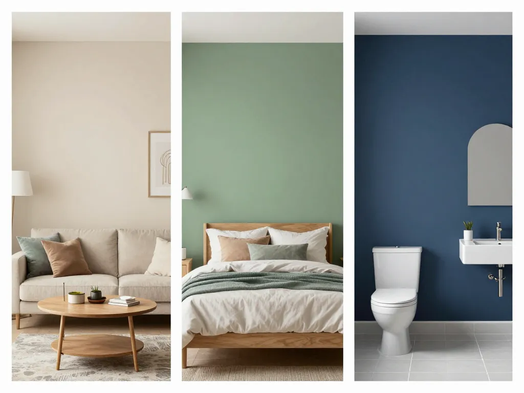 peinture tendance 2024 application salon chambre salle de bains
