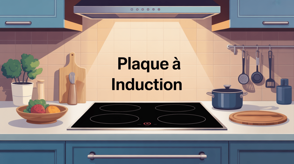 plaque induction comment choisir illustration cuisine moderne