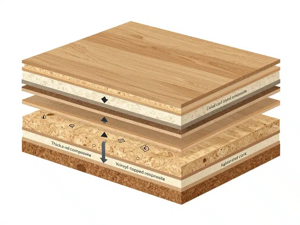 sol en liège avantages et inconvénients types techniques diagramme