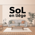 sol en liège avantages et inconvénients visuel chaleur isolation design