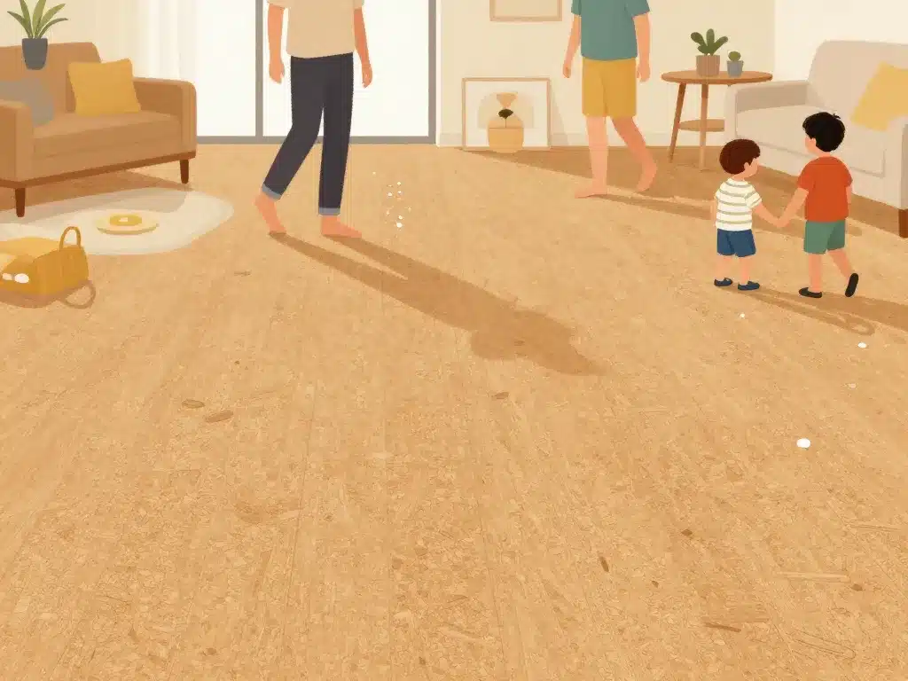 sol en liège avantages et inconvénients confort familial enfants