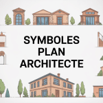 symbole plan architecte sur illustration vectorielle