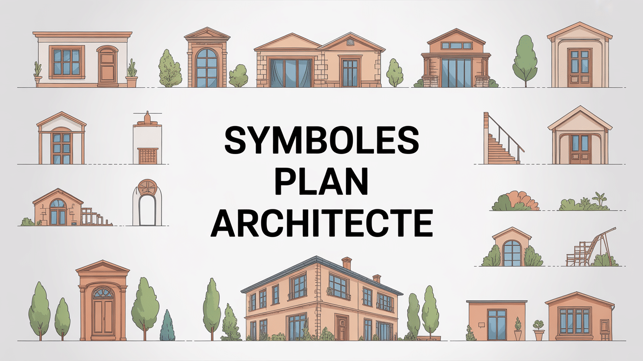 symbole plan architecte sur illustration vectorielle