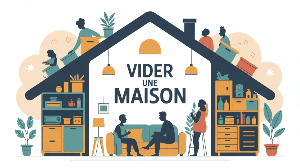 vide maison comment faire illustration méthode organisation famille