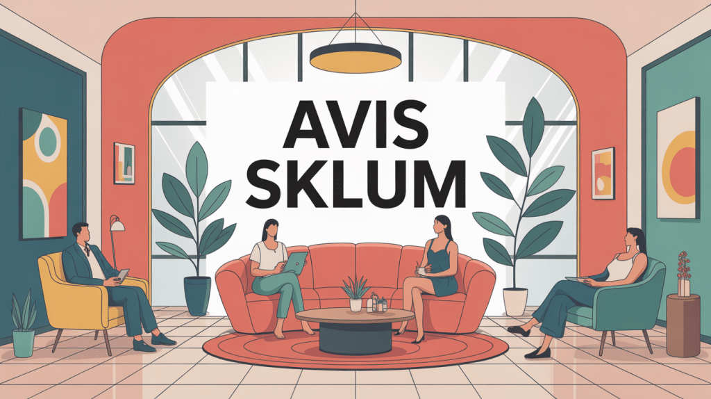 avis sklum salon moderne style vectoriel