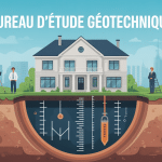 bureau d'étude géotechnique illustration rôle chantier