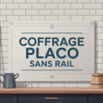 Montage coffrage placo sans rail avec tasseaux et poutre