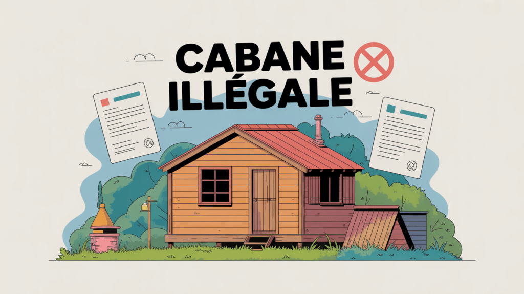 construction sauvage qui paye les cabanes image juridique
