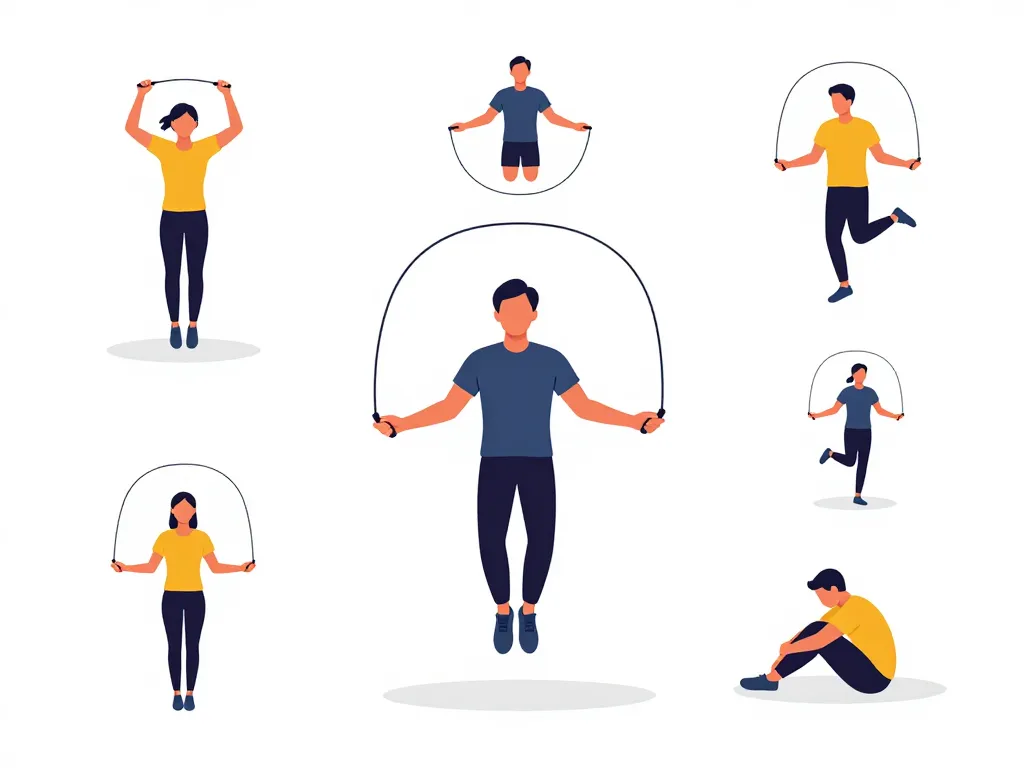 corde a sauter avant apres programme entrainement