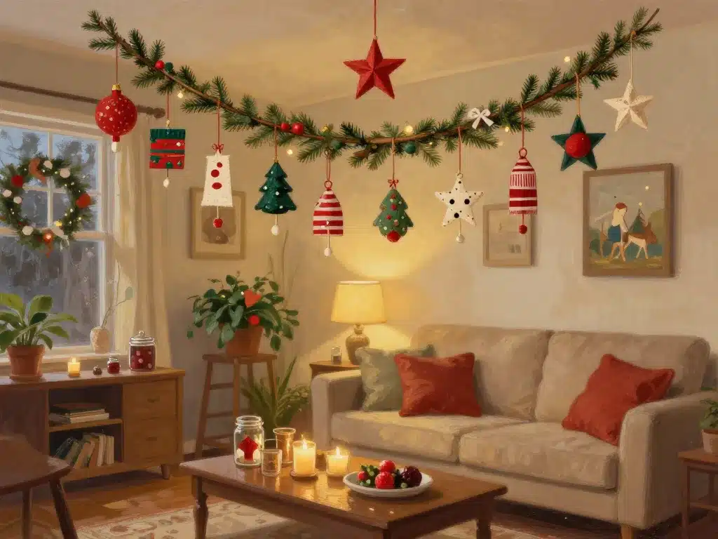 déco maison chaleureuse bricolage noel