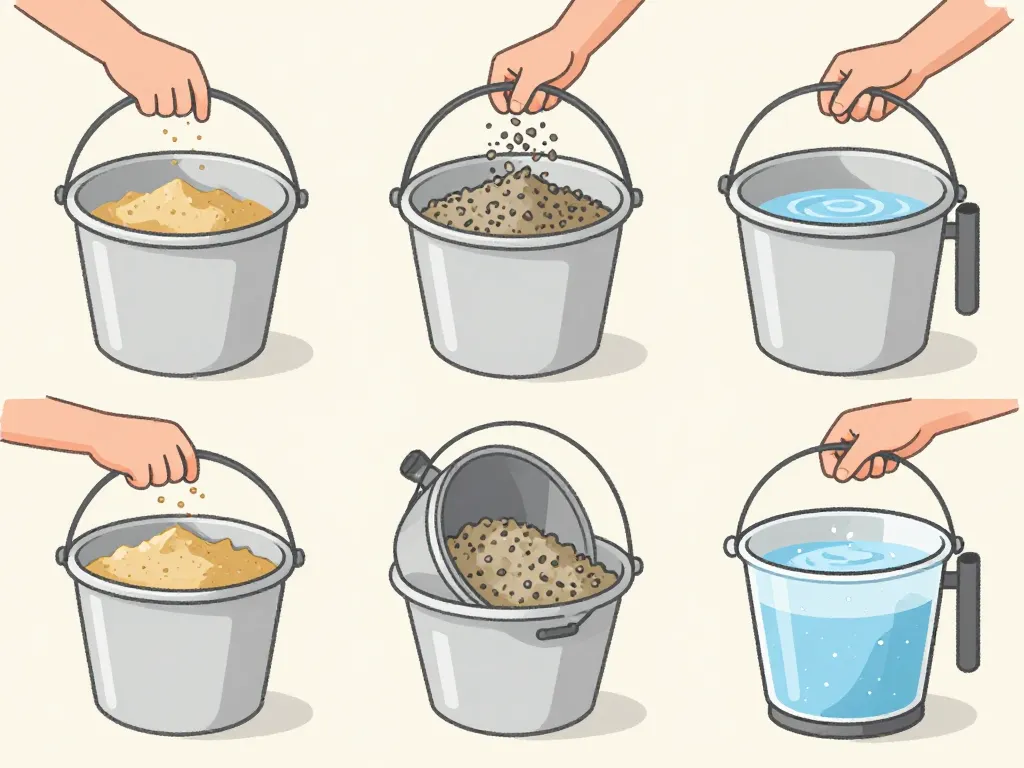 illustration dosage beton proportions sur chantier