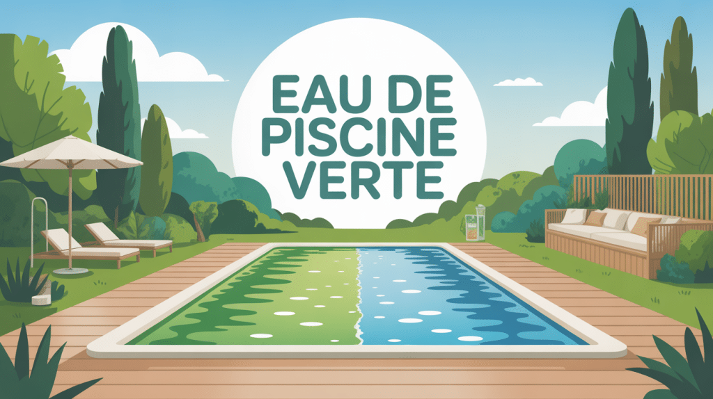 eau de piscine verte remède de grand-mère piscine jardin eau verte bleue