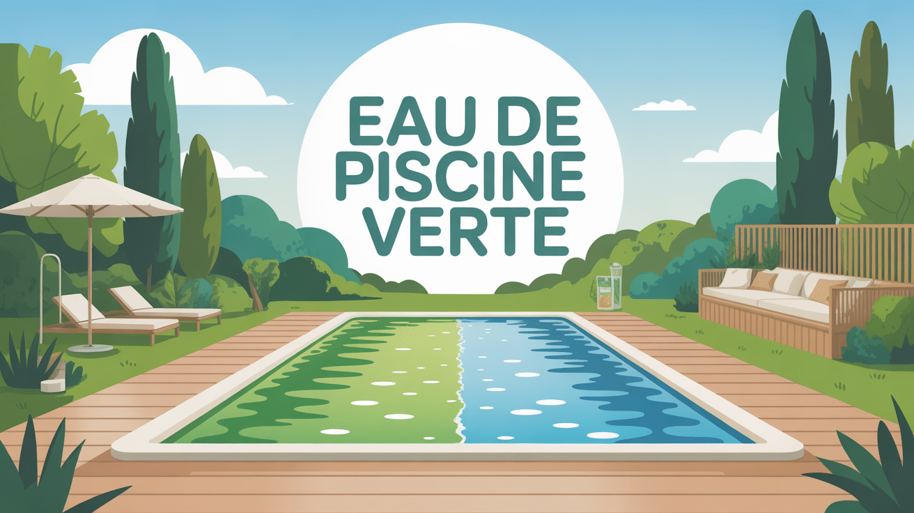 eau de piscine verte remède de grand-mère piscine jardin eau verte bleue