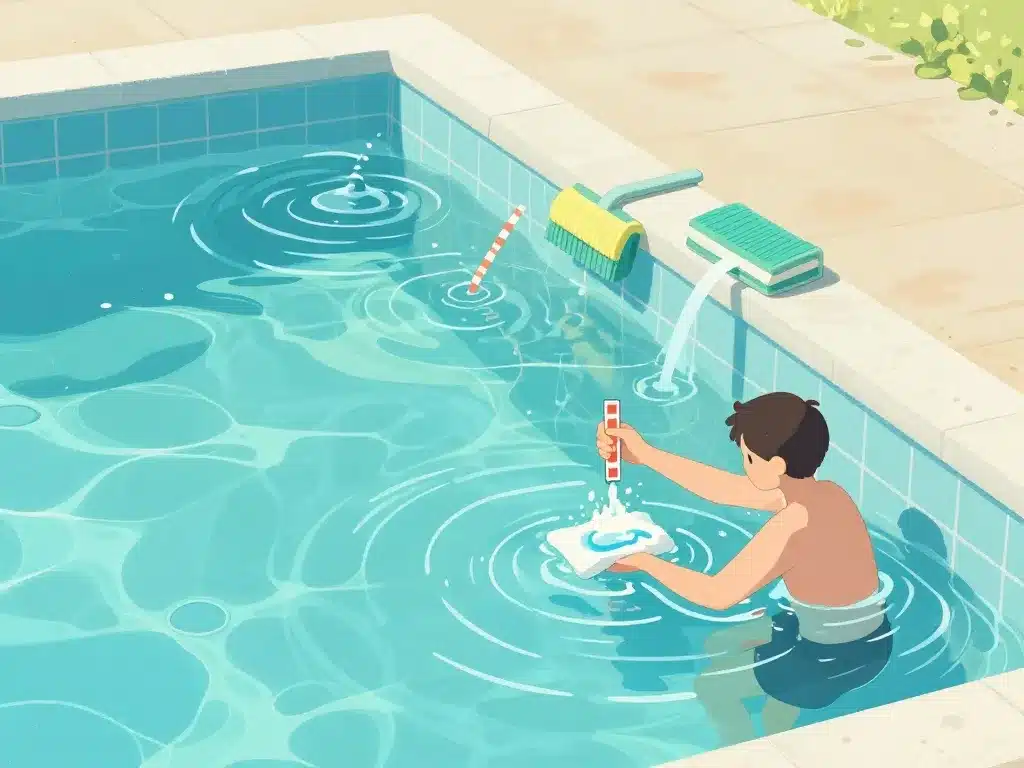 eau de piscine verte remède de grand-mère étapes nettoyage naturel