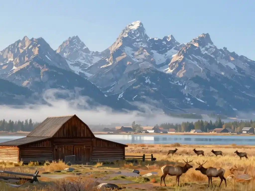 Paysages et viewpoints Grand Teton National Park