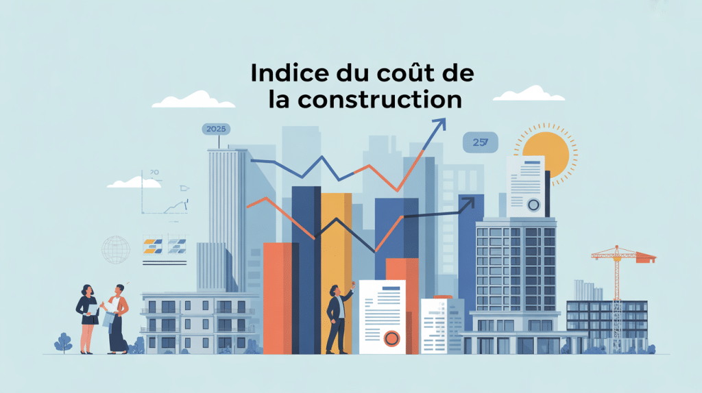 illustration indice coût de la construction 2024 dans immobilier et contrats