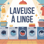meilleur laveuse à linge silhouettes différentes dans espace domestique
