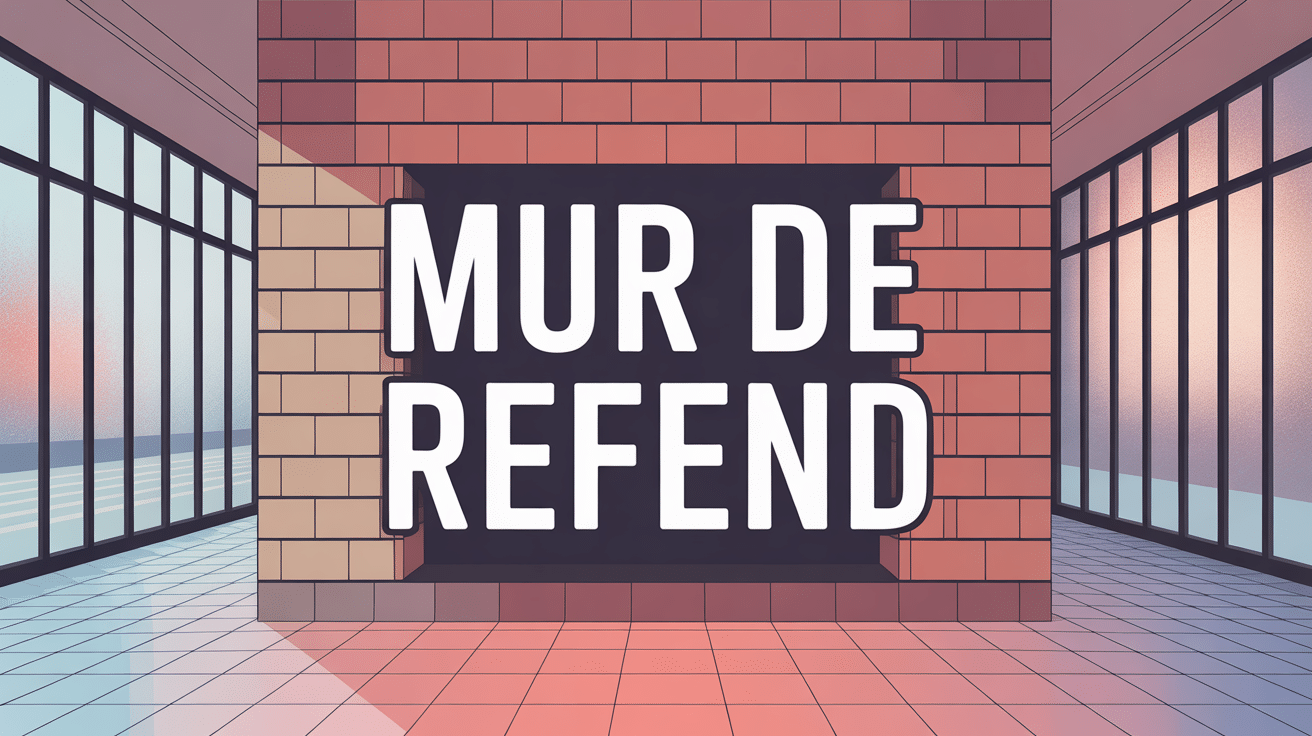 illustration mur de refend dans la construction