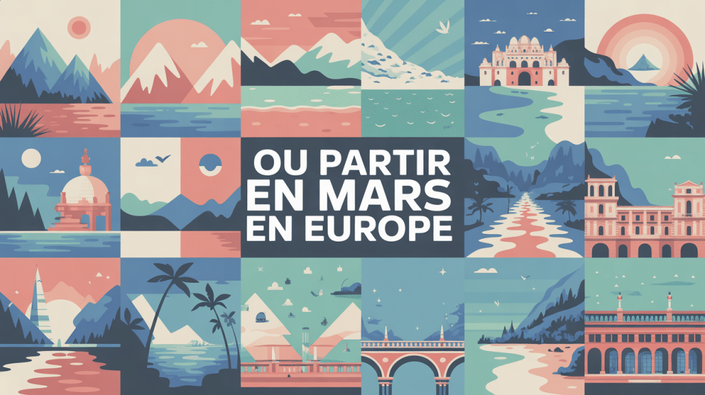 où partir en mars en europe illustration diversité destinations