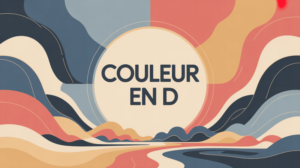 illustration palette couleur en d