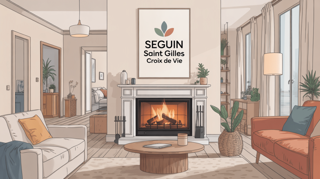 Poêle Seguin Saint Gilles Croix de Vie intérieur côtier