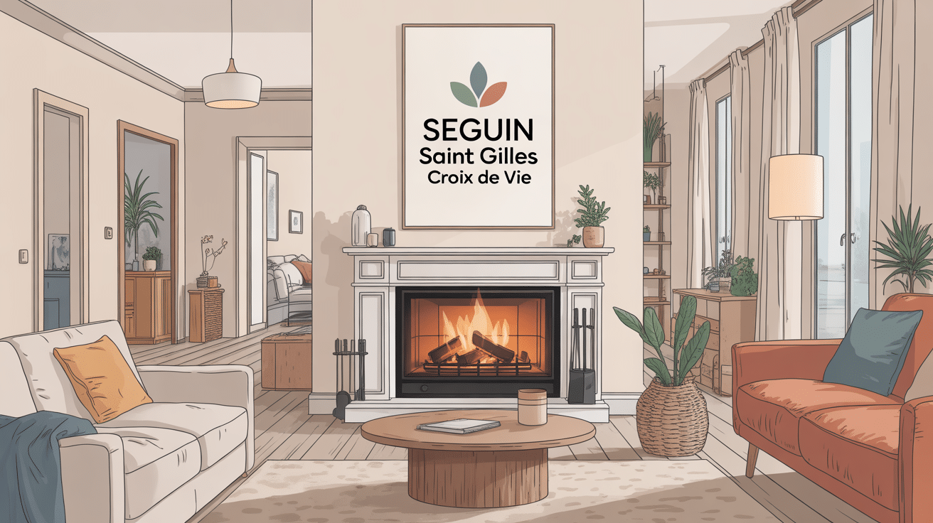 Poêle Seguin Saint Gilles Croix de Vie intérieur côtier