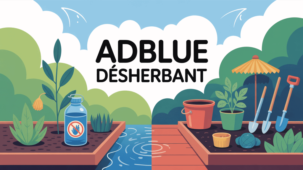 AdBlue désherbant interdit et jardin sain