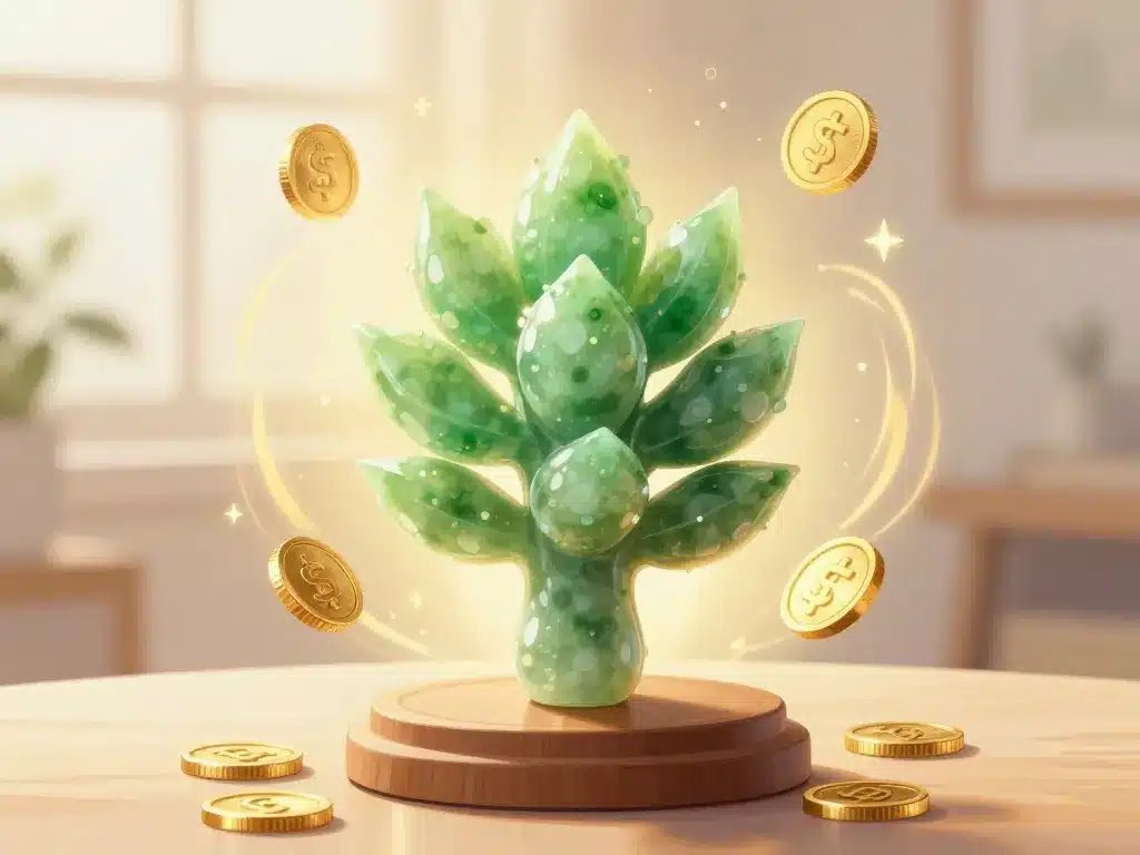 arbre de jade plante porte-bonheur décoration