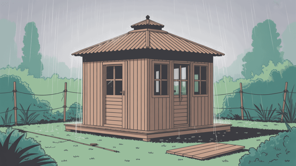 illustration polémique cabanon Action jardin