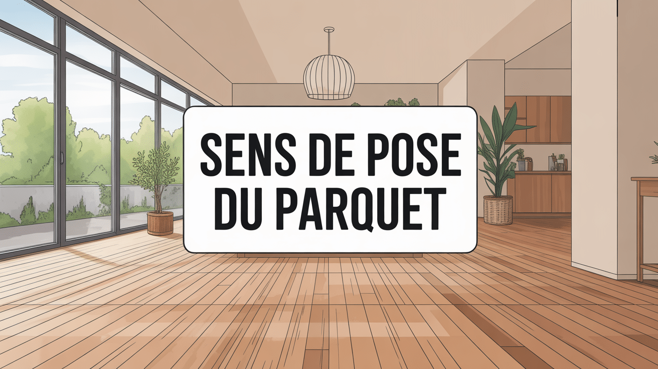 dans quel sens poser le parquet vue sol lumineux