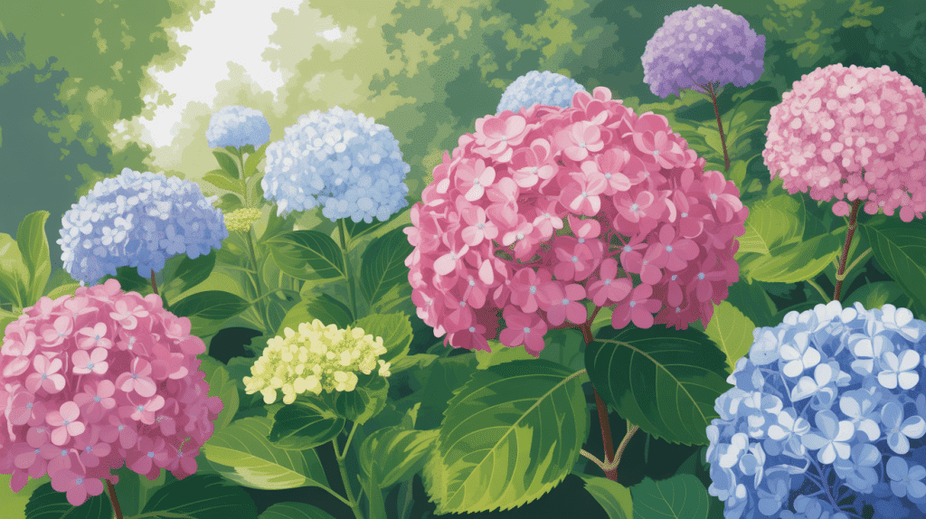 hydrangea paniculata grandes fleurs en panicules jardin