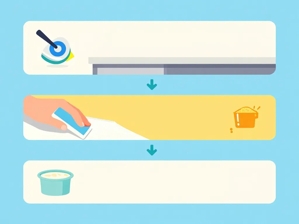 Peindre un plan de travail préparation nettoyage ponçage