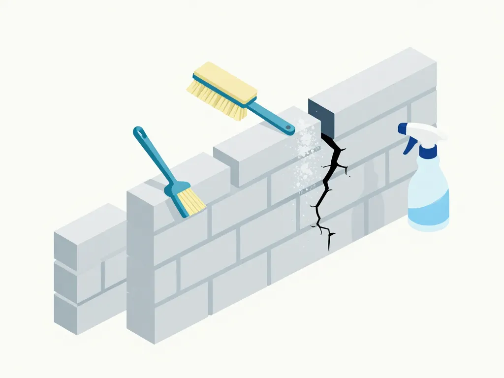 Préparer enduire un mur en parpaing étapes