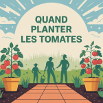 quand planter les tomates illustration potager printemps