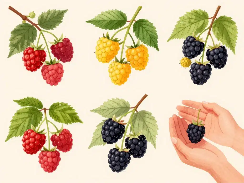 Variétés saison framboise et périodes récolte