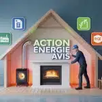 action energie avis installateur pompe à chaleur poêle à granulés RGE