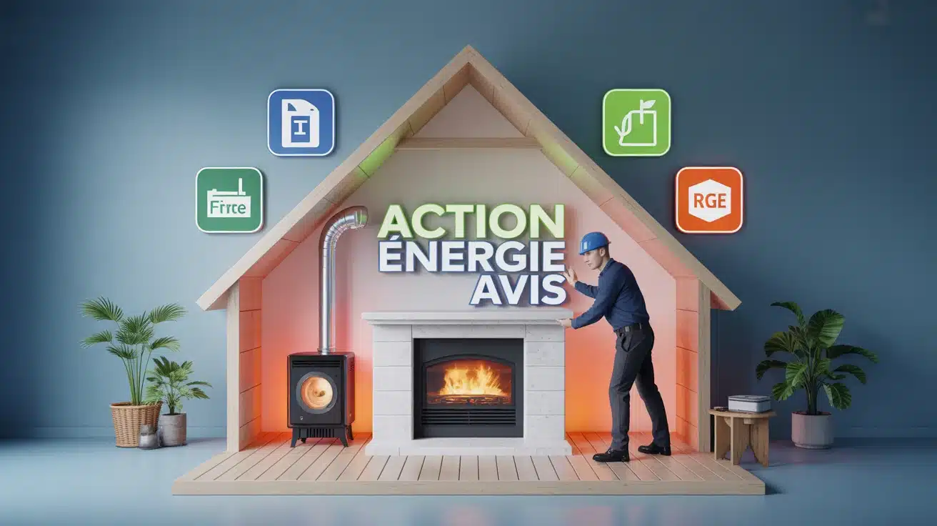 action energie avis installateur pompe à chaleur poêle à granulés RGE