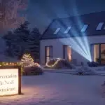 decoration noel exterieur jardin illuminé