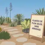 plantes plein soleil sans arrosage jardin sec