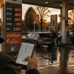 prix carburant affiché station service application smartphone