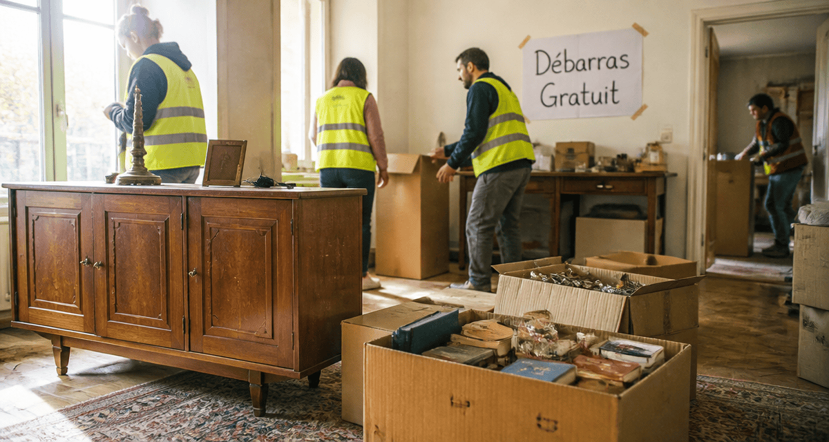 association qui vide les maisons gratuitement vide une maison