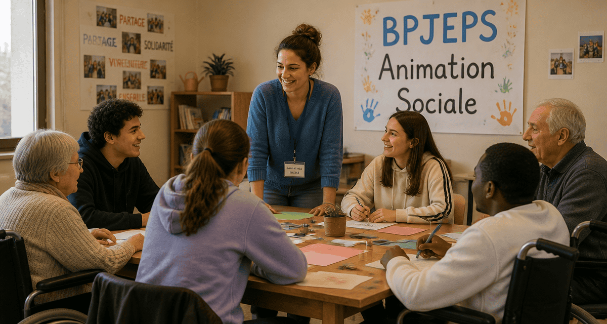 bpjeps animation social animatrice groupe mixte