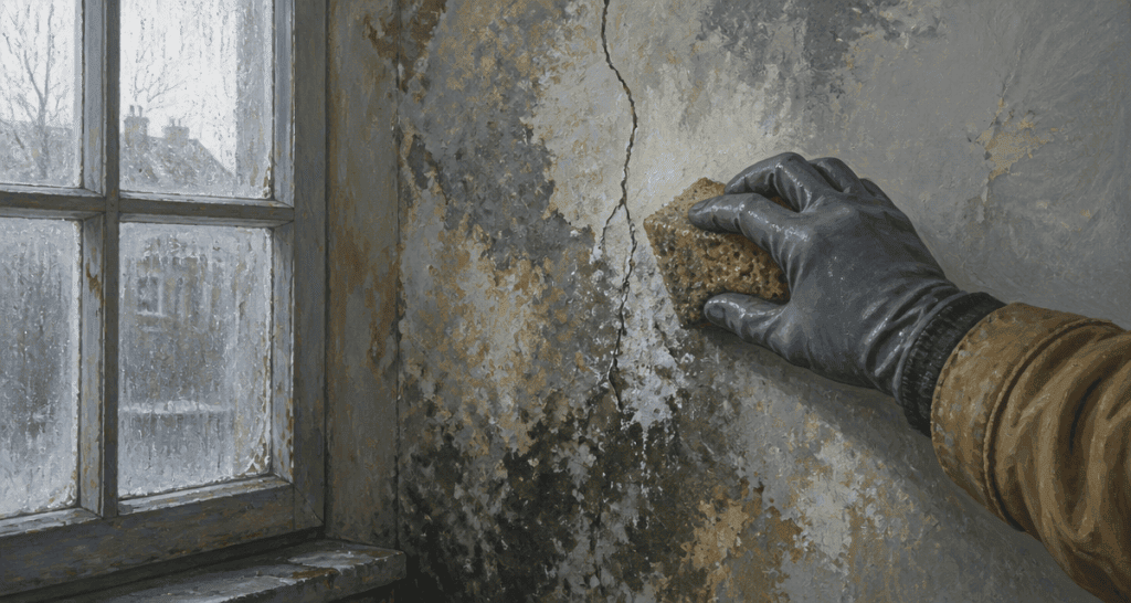 comment enlever l'humidité sur un mur avec nettoyage