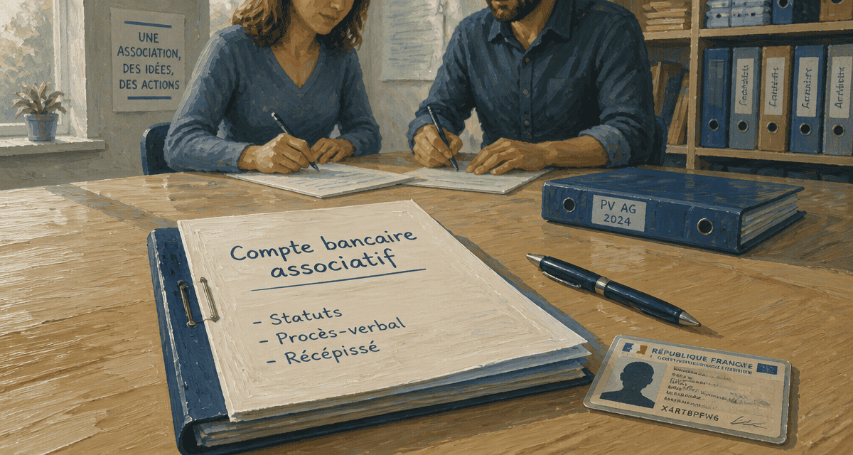 compte bancaire association ouverture dossier