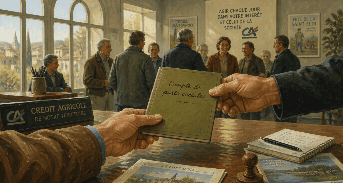 compte part sociales carnet échange sociétaires