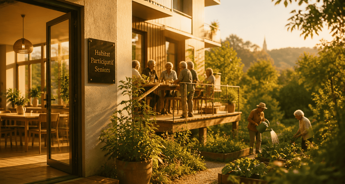 habitat participatif seniors immeuble moderne seniors terrasse