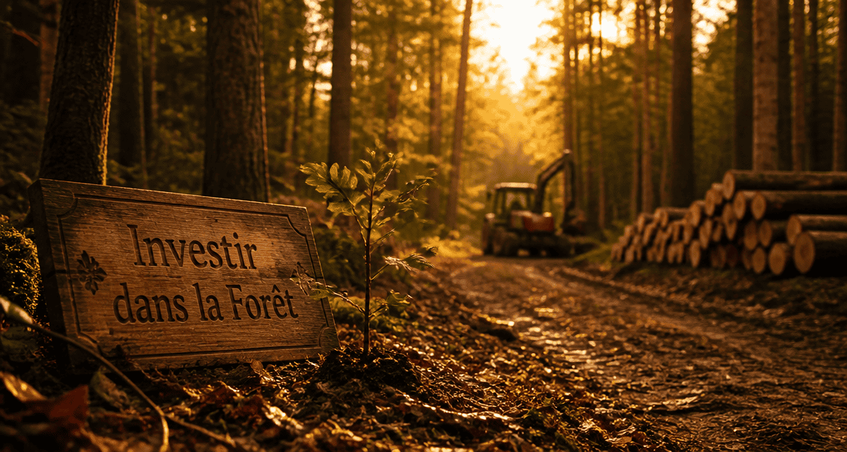 investir dans la foret chemin arbres