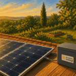 kit solaire autoconsommation 6000w avec batterie sur toit