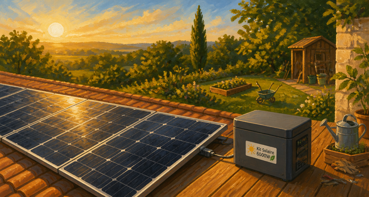 Kit solaire 6000W : réduisez votre facture d'électricité