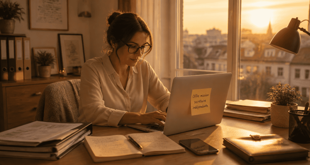 offre mission secrétaire indépendante au bureau